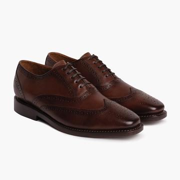 Thursday Boots Aviator Läder Finskor Herr Kaffe | SE359KOR