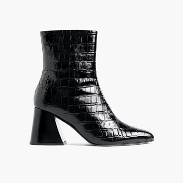 Thursday Boots Boots Heartbreaker Läder Högklackade Skor Dam Svarta | SE203KOR