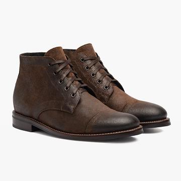 Thursday Boots Cadet Mocka Snörkängor Herr Kaffe | SE54AHK