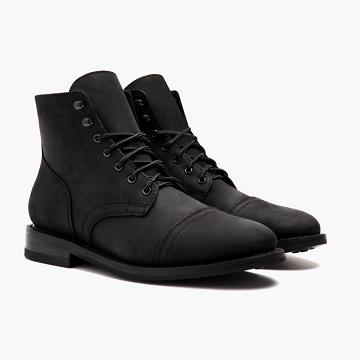 Thursday Boots Captain Läder Rugged & Resilient Stövlar Herr Svarta | SE390DFM43