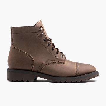 Thursday Boots Captain Läder Rugged & Resilient Stövlar Herr Bruna | SE390DFM46