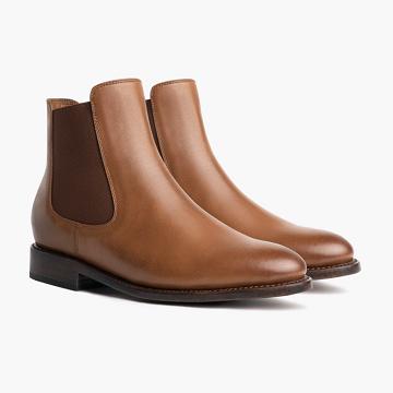 Thursday Boots Cavalier Läder Rugged & Resilient Chelsea Boots Herr Bruna | SE98LIS