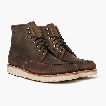 Thursday Boots Diplomat Läder Rugged & Resilient Stövlar Herr Grå | SE390DFM35