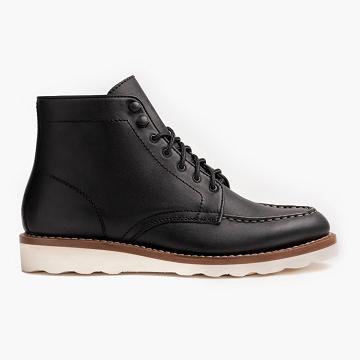 Thursday Boots Diplomat Läder Snörkängor Dam Svarta | SE175ZUT