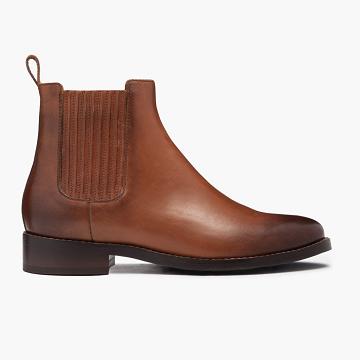 Thursday Boots Dreamer Läder Chelsea Boots Dam Kaffe | SE230JPQ