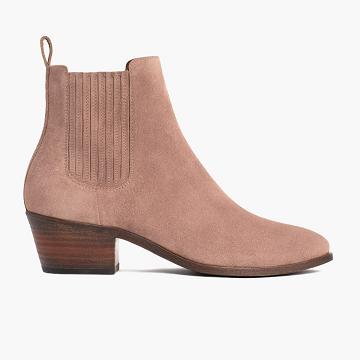 Thursday Boots Dreamer Mocka Kängor Dam Rosa Bruna | SE163YXF