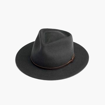 Thursday Boots Eastwood Fedora Ull Hatt Herr Grå | SE284GSO