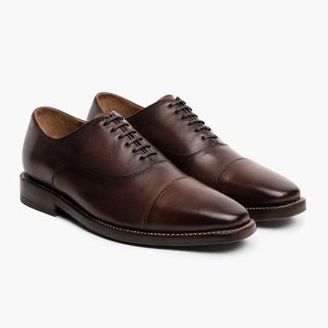 Thursday Boots Executive Läder Klassiska Finskor Herr Bruna | SE352NWY