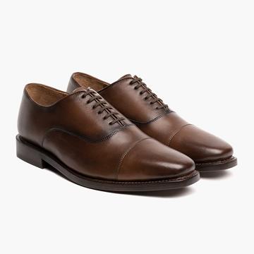 Thursday Boots Executive Läder Rugged & Resilient Finskor Herr Kaffe | SE349WNB