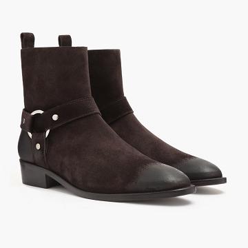 Thursday Boots Harness Mocka Chelsea Boots Herr Vinröda | SE89WNB