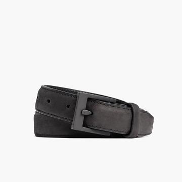 Thursday Boots Klassiska Läder Rugged & Resilient Bälte Herr Svarta | SE300NWY