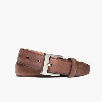 Thursday Boots Klassiska Läder Rugged Bälte Herr Bruna | SE305ZUT