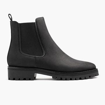 Thursday Boots Legend Läder Chelsea Boots Dam Svarta | SE209SEL