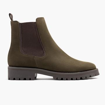 Thursday Boots Legend Nubuck Stövlar Dam Olivgröna | SE140EBC