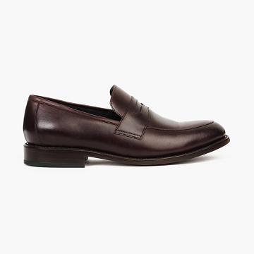 Thursday Boots Lincoln Läder Finskor Herr Kaffe | SE346TCE