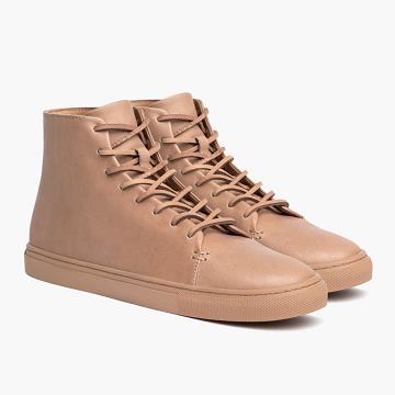 Thursday Boots Premier High Tops Läder Sneakers Herr Orange | SE381CTV