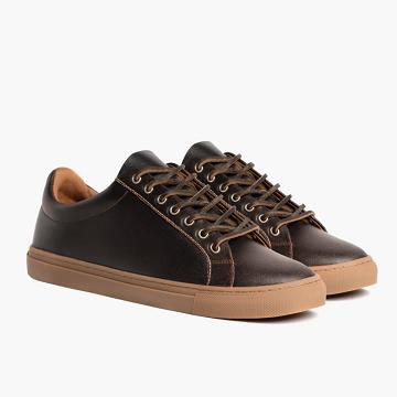 Thursday Boots Premier Low Tops Läder Sneakers Herr Vinröda | SE377MQZ