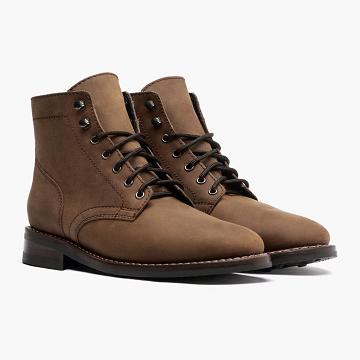 Thursday Boots President Läder Mocka Snörkängor Herr Bruna | SE3PJJ