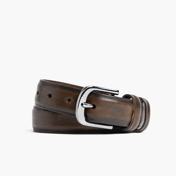 Thursday Boots Refined Läder Bälte Herr Svarta Kaffe | SE288AHK