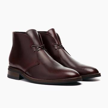 Thursday Boots Scout Läder Snörkängor Herr Kaffe | SE395ILH