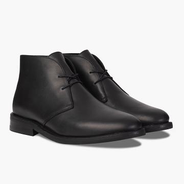 Thursday Boots Scout Läder Snörkängor Herr Svarta | SE398TCE