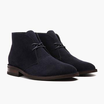 Thursday Boots Scout Mocka Snörkängor Herr Blå | SE390DFM61