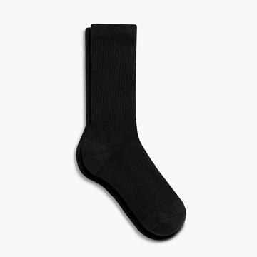 Thursday Boots Sodello Klassiska Crew Bomull Strumpor Herr Svarta | SE265ILH