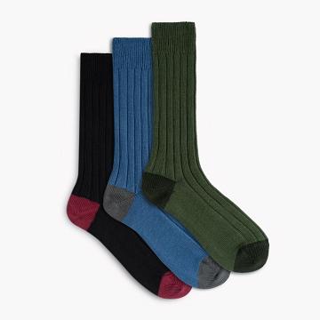Thursday Boots Sodello Legacy Bomull 3-Pack Strumpor Herr Olika Färger | SE261SEL
