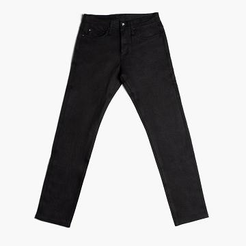 Thursday Boots Stretch Selvedge Tapered Bomull Jeans Herr Svarta | SE324QMA